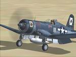 CFS2
            Stock F4U1A Textures in the colours of VF-41 Black Aces.